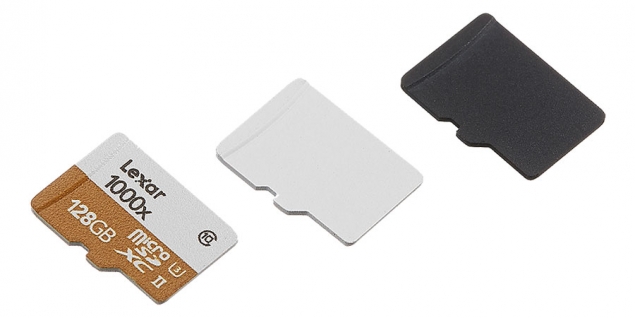 Micro SD Card Side Spray White Paint